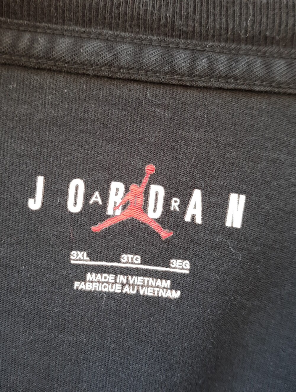 Nike Jordan Jumpman T Shirt Mens 3XL Black Red Yellow Neon Graphic Short Sleeve - Picture 7 of 8